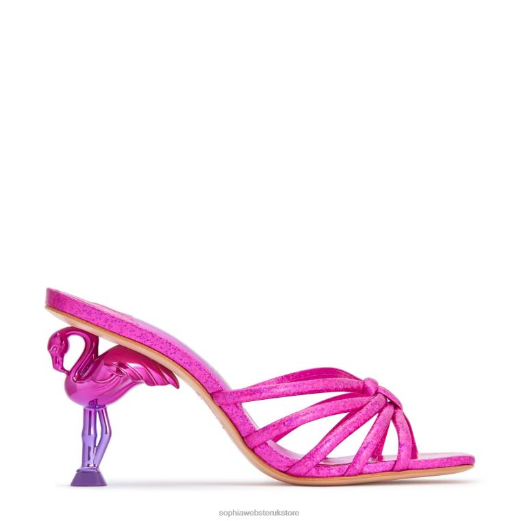 Sophia Webster Flo Flamingo Mid Mule HTFF157 Footwear