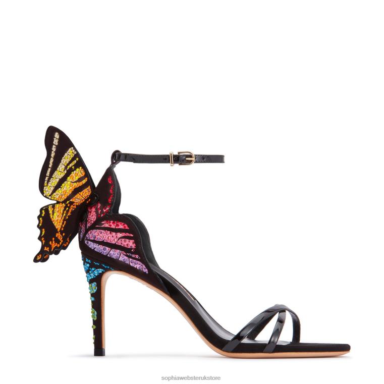 Sophia Webster Chiara Embellished Mid Sandal HTFF56 Footwear